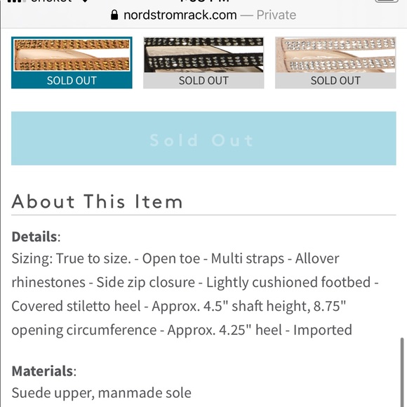 Vince Camuto nude and gold heels size 8.5 - Picture 12 of 12